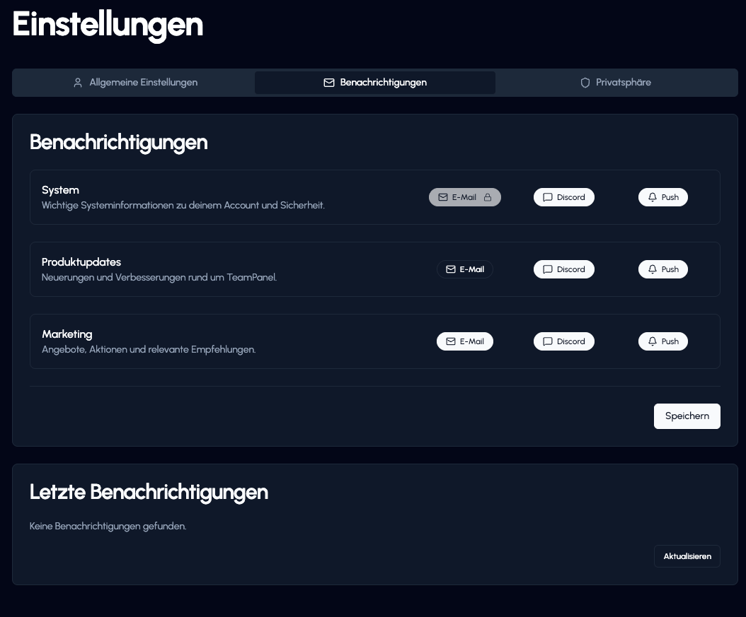 Benachrichtigungen